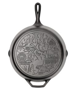 American Road Trip: 12 Inch Seasoned Cast Iron Skillet. New Jersey